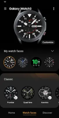 Galaxy Watch3 Plugin android App screenshot 1